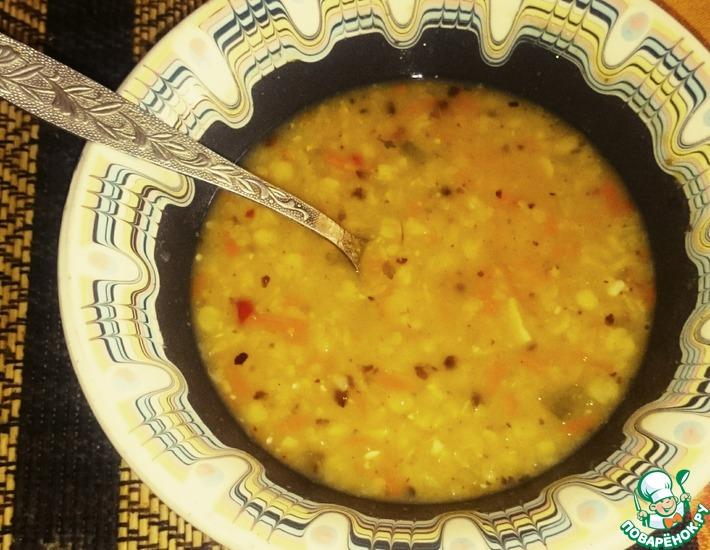 Рецепт: Веганский гороховый суп