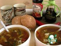 Суп по-китайски с кукурузой и луком ингредиенты