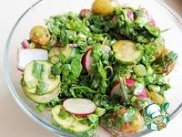 Постный теплый овощной салат ингредиенты