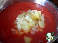 Томатный суп-пюре с моцареллой ингредиенты