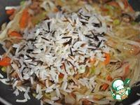 Запеканка из рисового микса с грибами ингредиенты