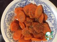 Запеченная остро-сладкая морковь ингредиенты