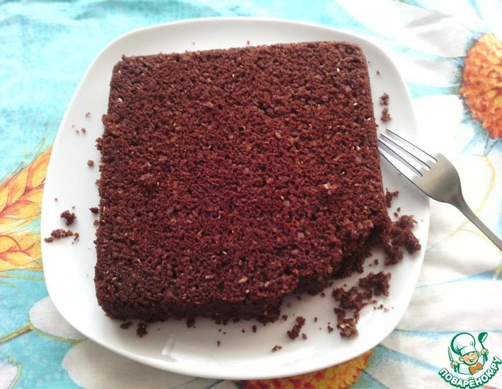 Рецепт: Постный овсяно-шоколадный кекс