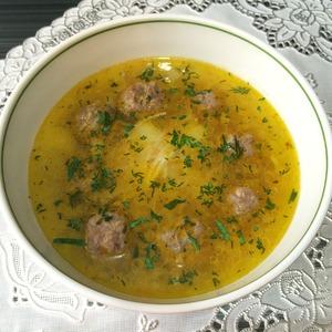 Суп с фрикадельками и лапшой Паутинка