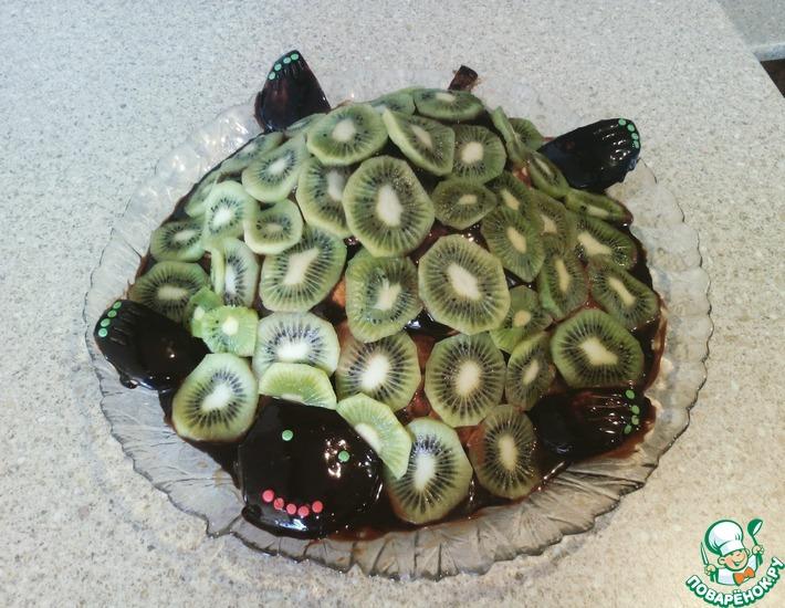 Рецепт: Торт Изумрудная Черепаха