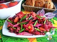 Овощной салат с гречкой ингредиенты