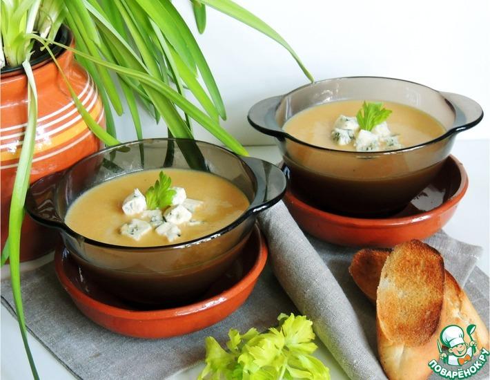 Рецепт: Крем-суп Вершки и корешки