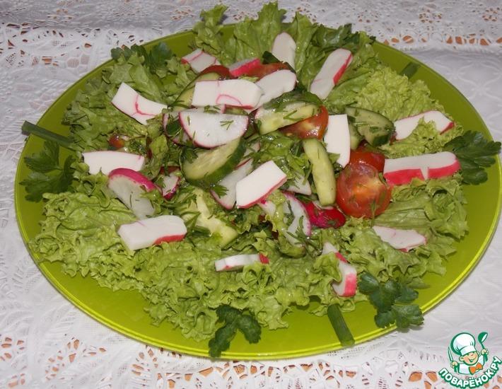Рецепт: Салат Зелёный