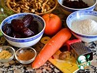 Морковно-фруктовые пирожные ингредиенты