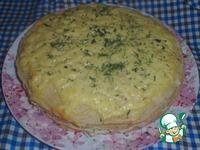 Блинный пирог с мясом и сыром ингредиенты