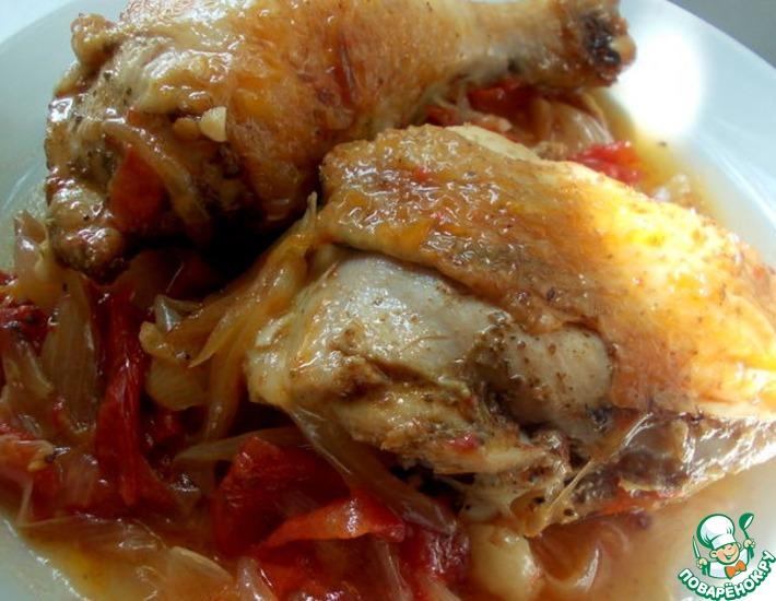 Рецепт: Курица по мотивам Чахохбили