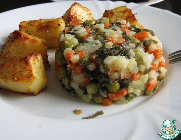 Рецепт: Салат с морской капустой