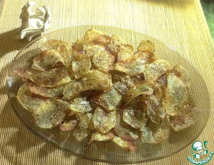 Рецепт: Домашние картофельные чипсы