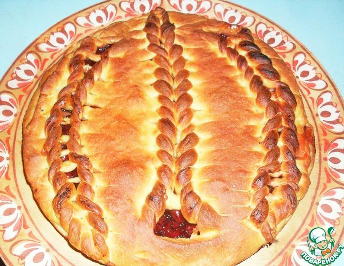 Рецепт: Пирог Вишня в желе
