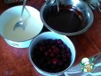 Шоколадный брауни с вишней и творогом ингредиенты