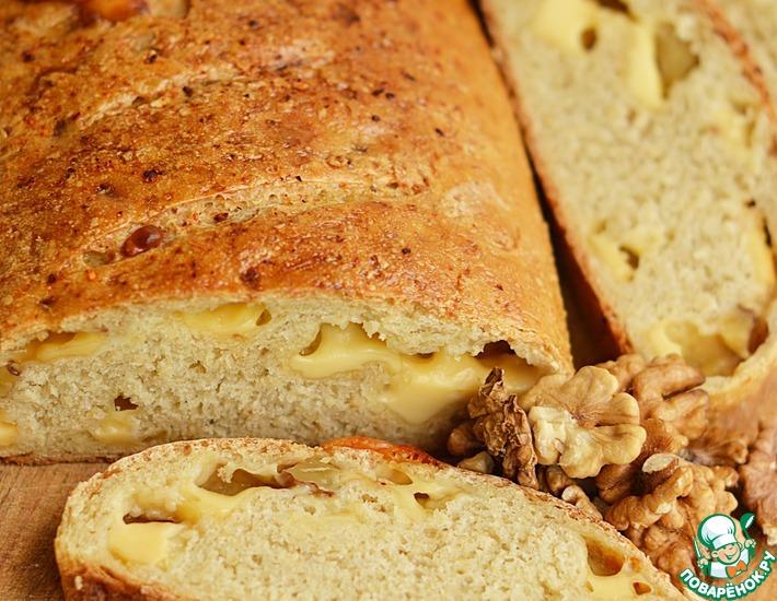 Рецепт: Овсяный хлеб с сыром и орехами