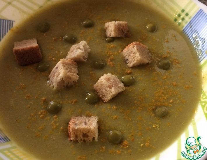 Рецепт: Лёгкий гороховый суп Простейший