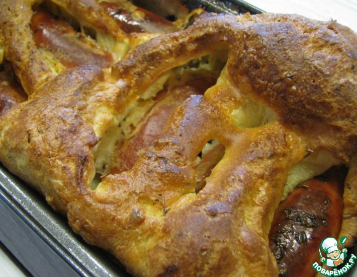 Рецепт: Традиционный английский пирог с колбасками
