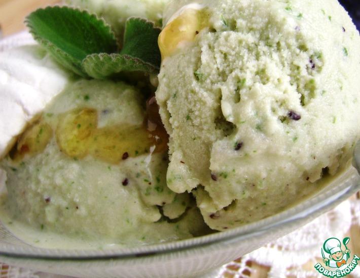Рецепт: Мороженое «Зеленая свежесть»