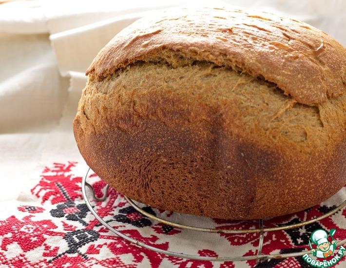 Рецепт: Хлеб ржано-пшеничный на домашнем квасе