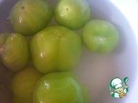 Салат из зелёных помидоров Осень ингредиенты