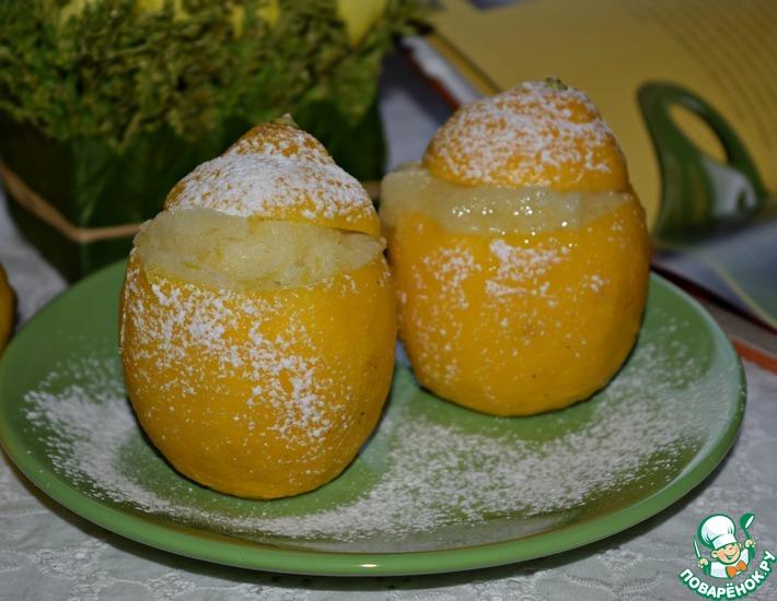 Рецепт: Десерт Лимонная свежесть