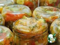 Салат из помидоров и огурцов на зиму ингредиенты