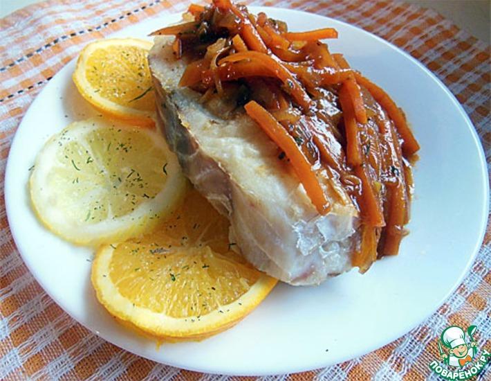 Рецепт: Рыба под апельсиновым маринадом