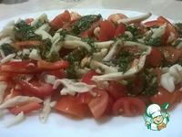 Овощной салат с кальмарами ингредиенты