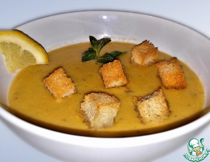 Рецепт: Турецкий чечевичный суп-пюре Мерджимек чорбасы