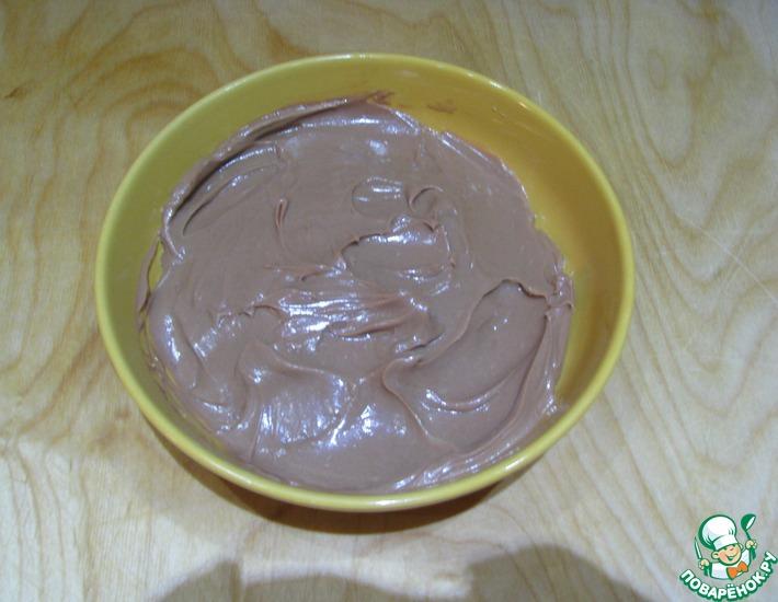 Рецепт: Пирожные с шоколадным маслом