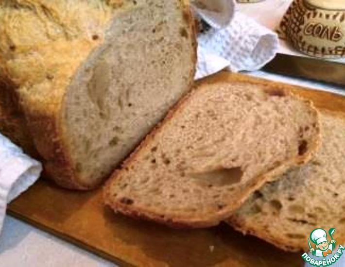 Рецепт: Необычный малодрожжевой хлеб