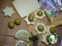 Канапе с сыром и оливками ингредиенты
