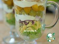 Новогодний порционный салат ингредиенты
