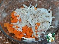 Салат с кальмарами Праздничный ингредиенты