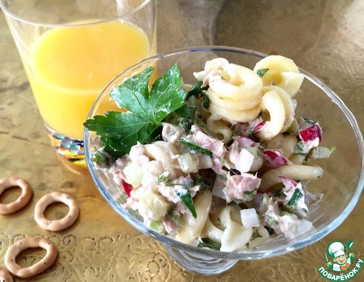 Рецепт: Средиземноморский салат с пастой