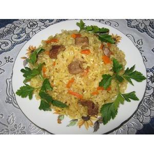 Рассыпчатый плов с тающим мясом