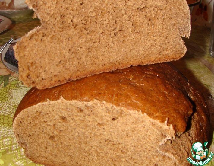 Рецепт: Бородинский хлеб в духовке