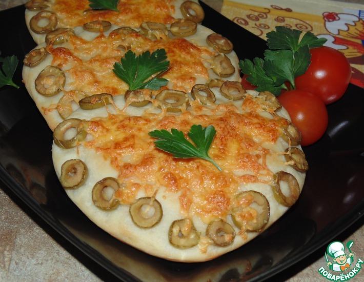 Рецепт: Булочки с сыром и оливками Для любимых