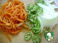 Острый салат из тыквы с овощами ингредиенты