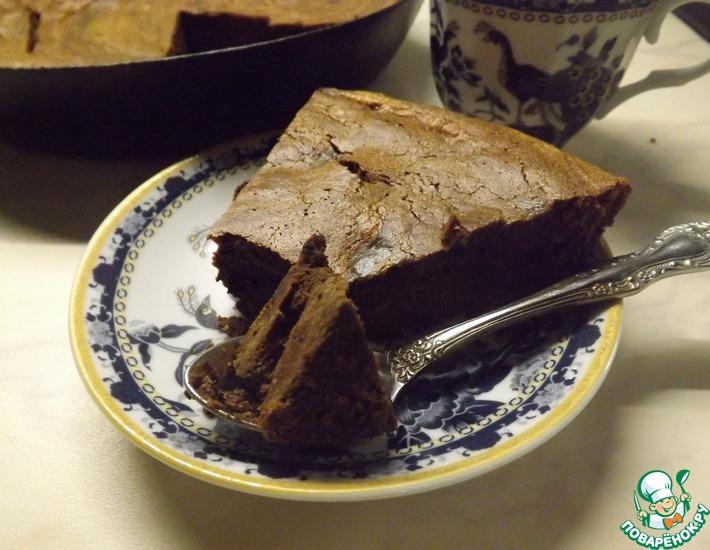 Рецепт: Шоколадный торт без муки