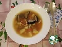 Грибной суп с кальмаром ингредиенты