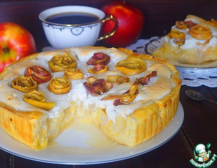Рецепт: Пирог Яблоневый сад