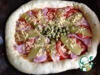 Открытый пирог А-ля пицца ингредиенты