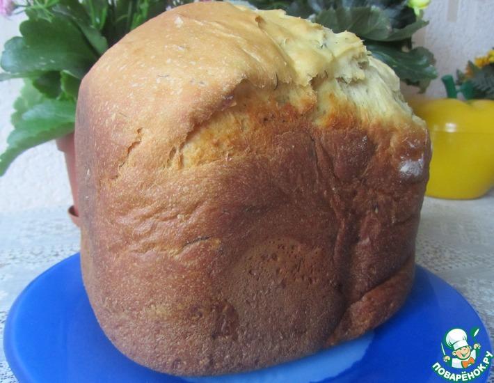 Рецепт: Хлеб с плавленым сыром