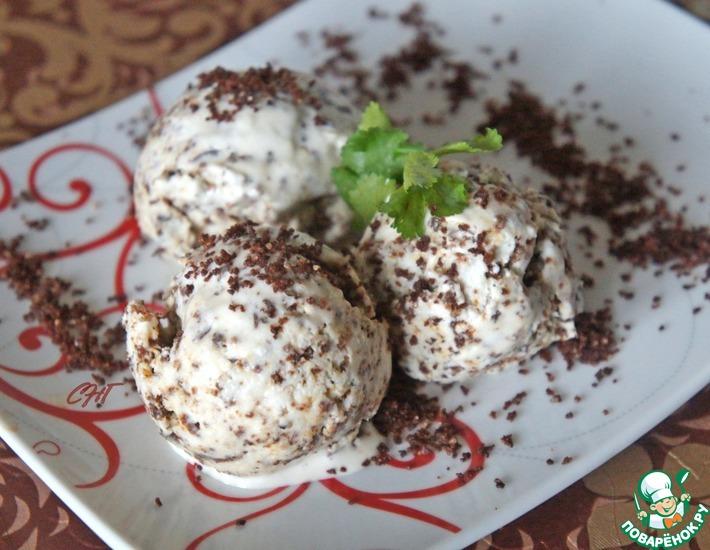 Рецепт: Мороженое из бородинского хлеба