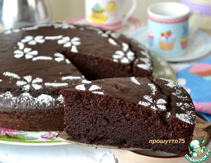Рецепт: Шоколадный пирог на рикотте