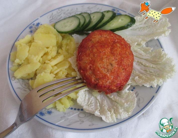 Рецепт: Рыбные котлеты Копчёные в томатной заливке