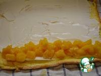 Бисквитный рулет с манго ингредиенты