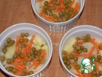 Фрикадельки с овощами под сметанным соусом ингредиенты